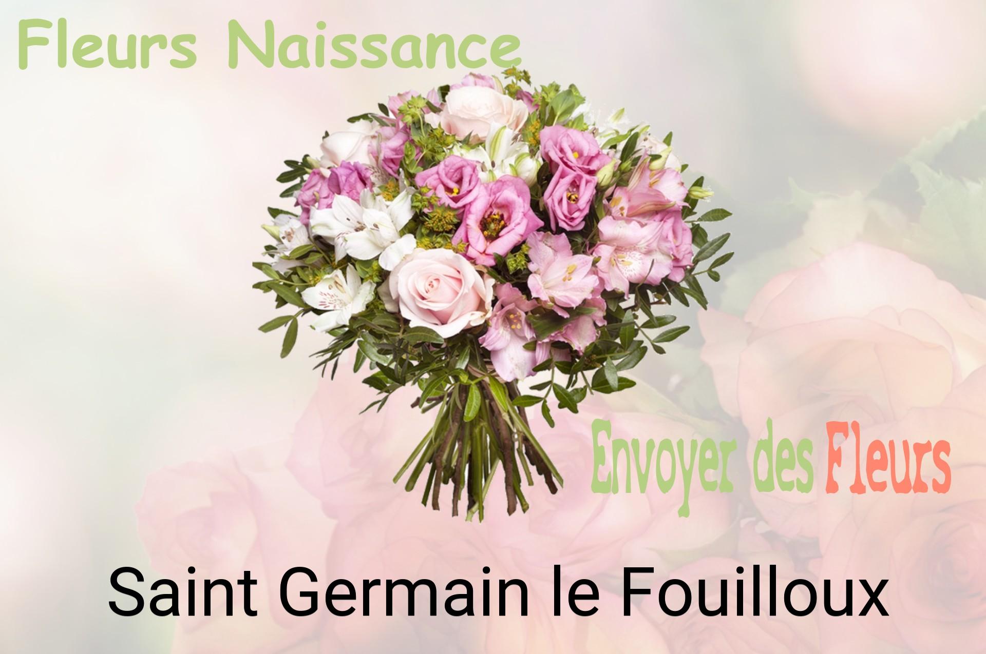 Bouquet de fleurs de naissance livré à Saint-Germain-le-Fouilloux